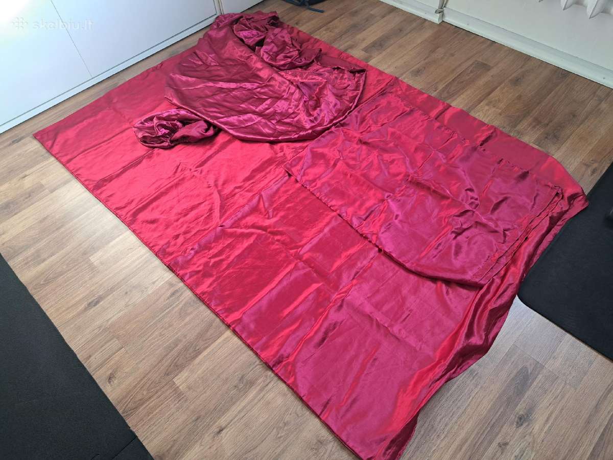 Patalynė 100% poliesteris rožinė, šilkinė, viengul