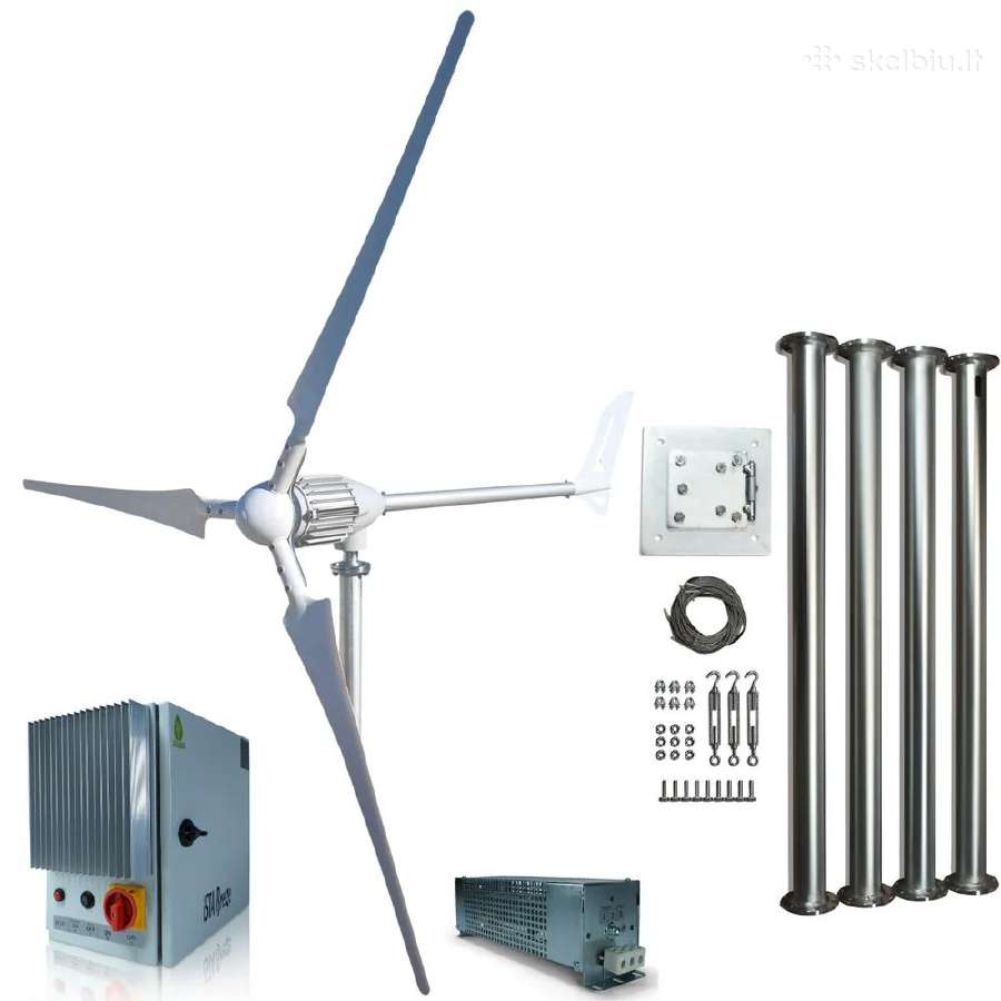 Vėjo jėgainės Istabreeze 500-4000w - nuotraukos Nr. 3