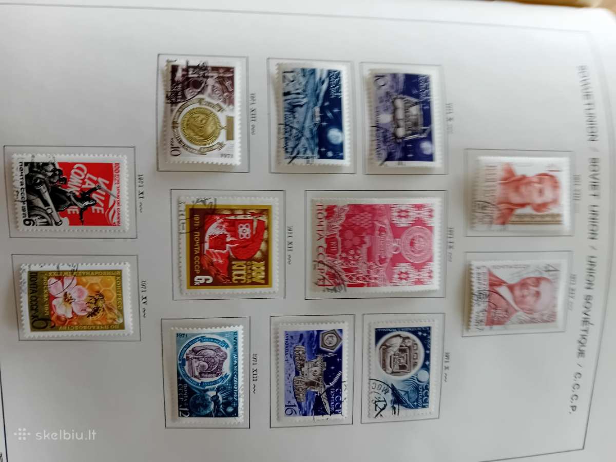 TSRS pašto ženklai 1970-76m , albumas - nuotraukos Nr. 20