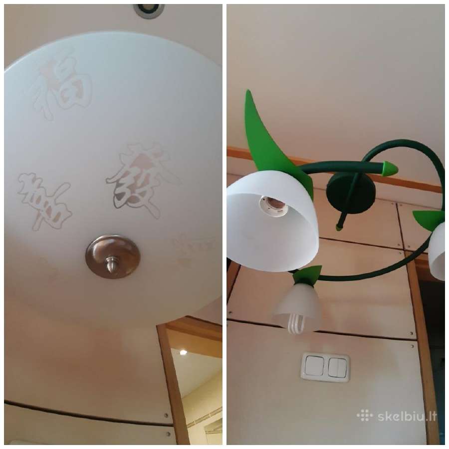 Kaip nauji du šviestuvai, už abu 15€