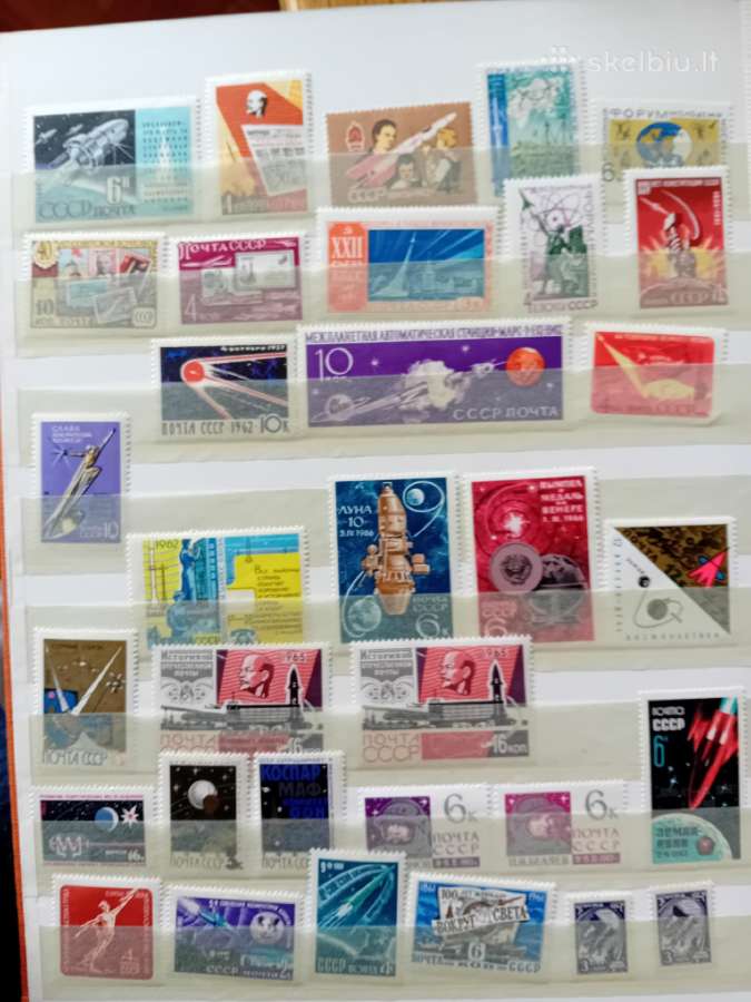 Neantspauduoti TSRS pašto ženklai "Kosmosas" - nuotraukos Nr. 11