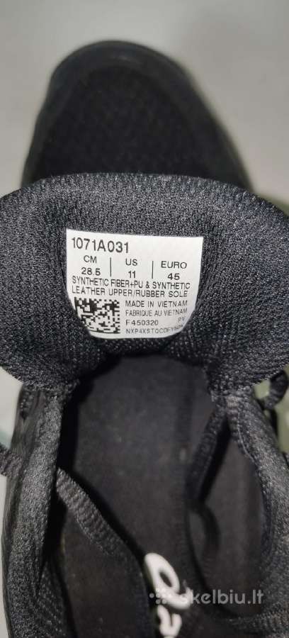 Asics Gel-tactic juodi sportbačiai 45 dydis - nuotraukos Nr. 4