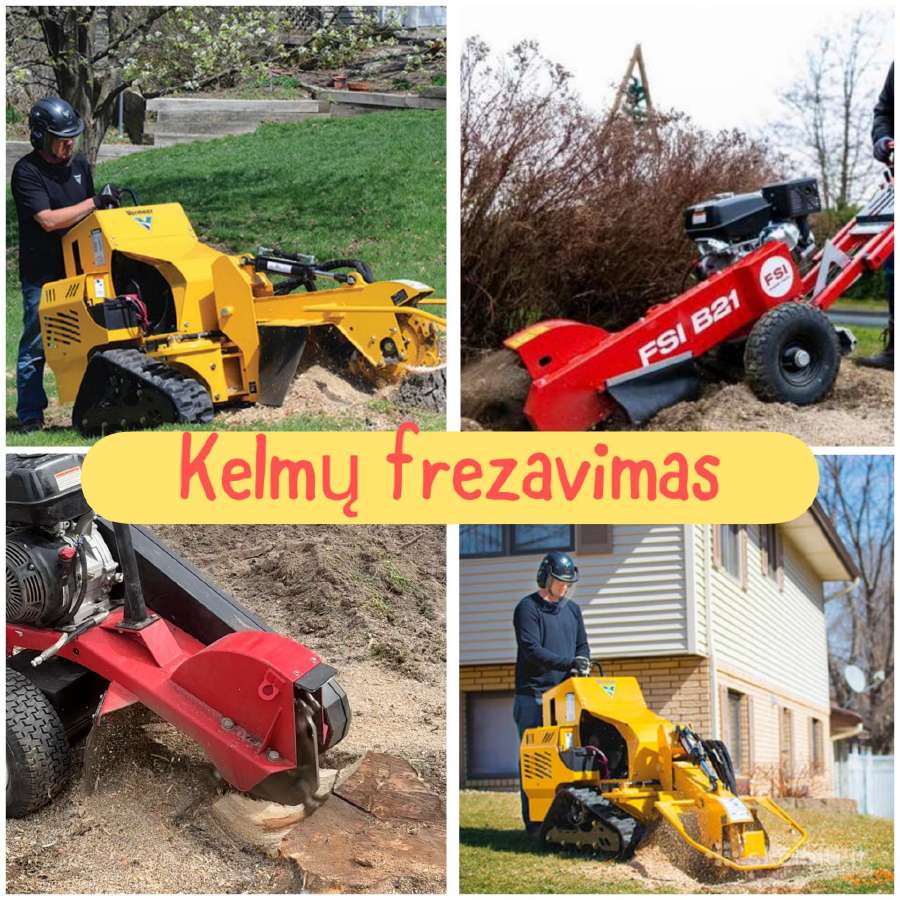 Apleistų sklypų frezavimas, kelmų naikinimas - nuotraukos Nr. 12