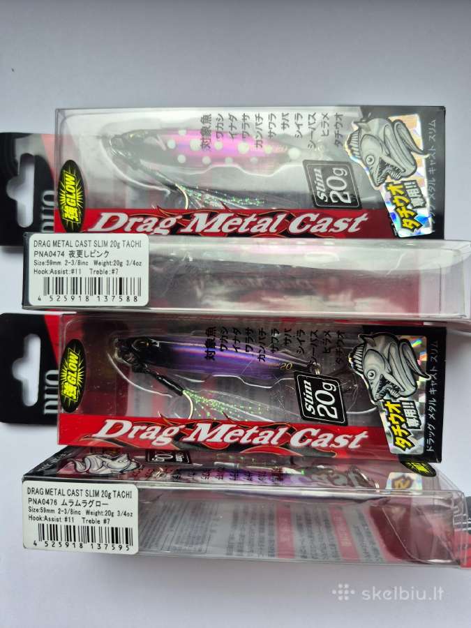 Jig Duo Drag Metal Cast Slim20g Tachi masalas