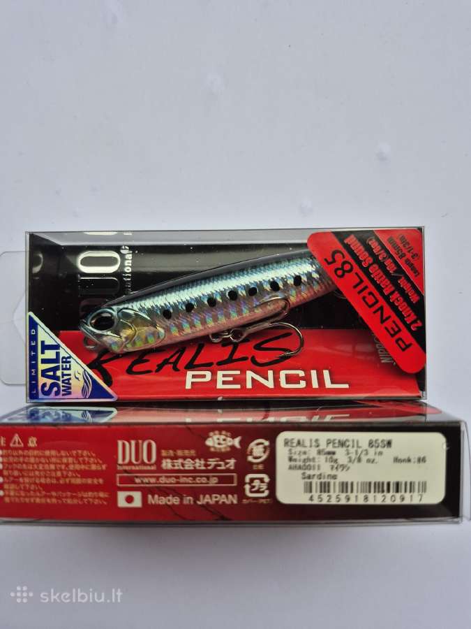 „Duo Realis Pencil 85 Sw“ paviršinis masalas 10 g.