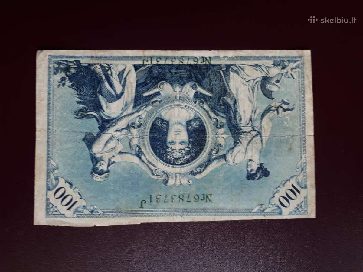 10 Voketijos richbanknote 1908m.