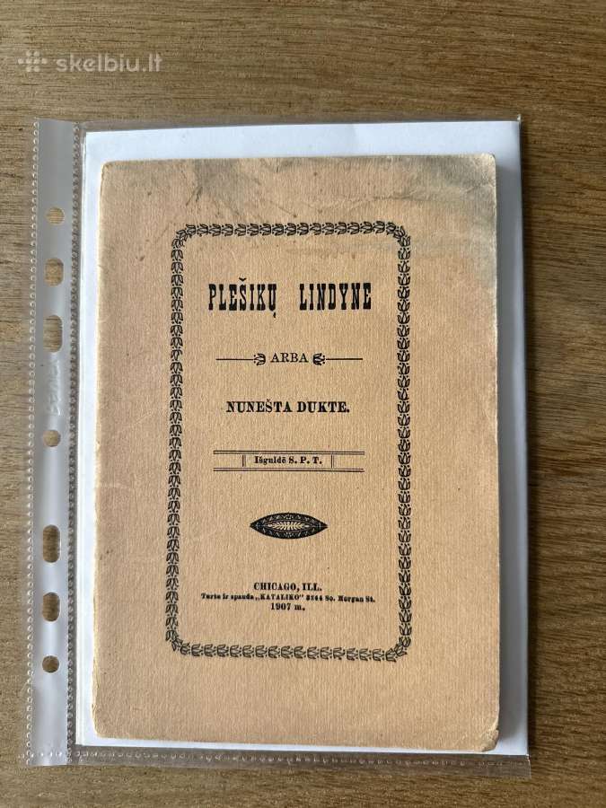 Plešikų Lindyne arba nunešta dukte