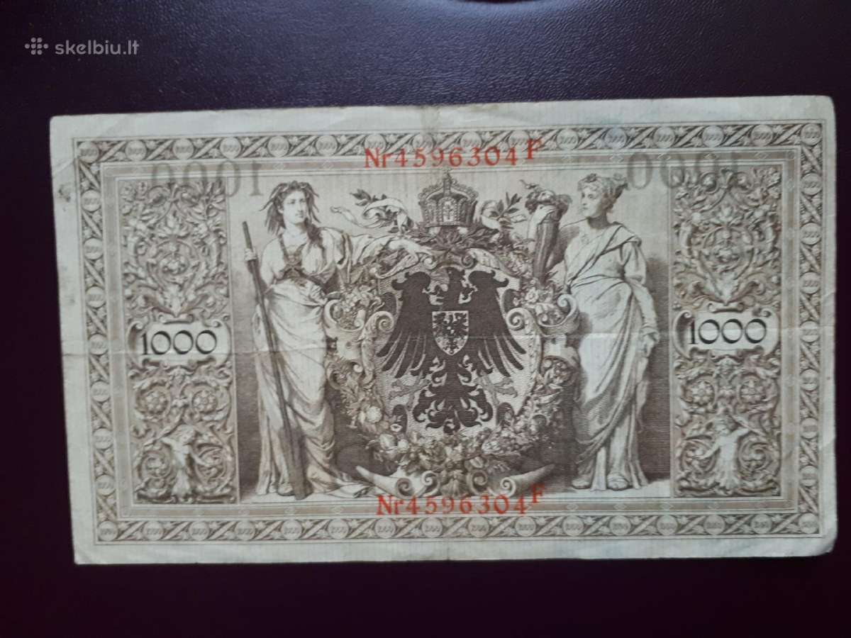 100 rechsbanknote 1910m. - nuotraukos Nr. 4
