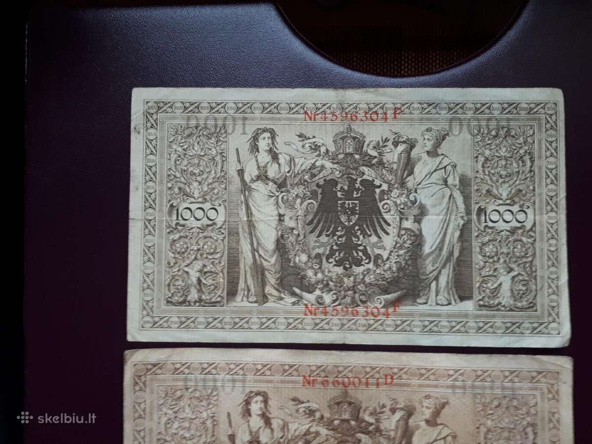100 rechsbanknote 1910m. - nuotraukos Nr. 2