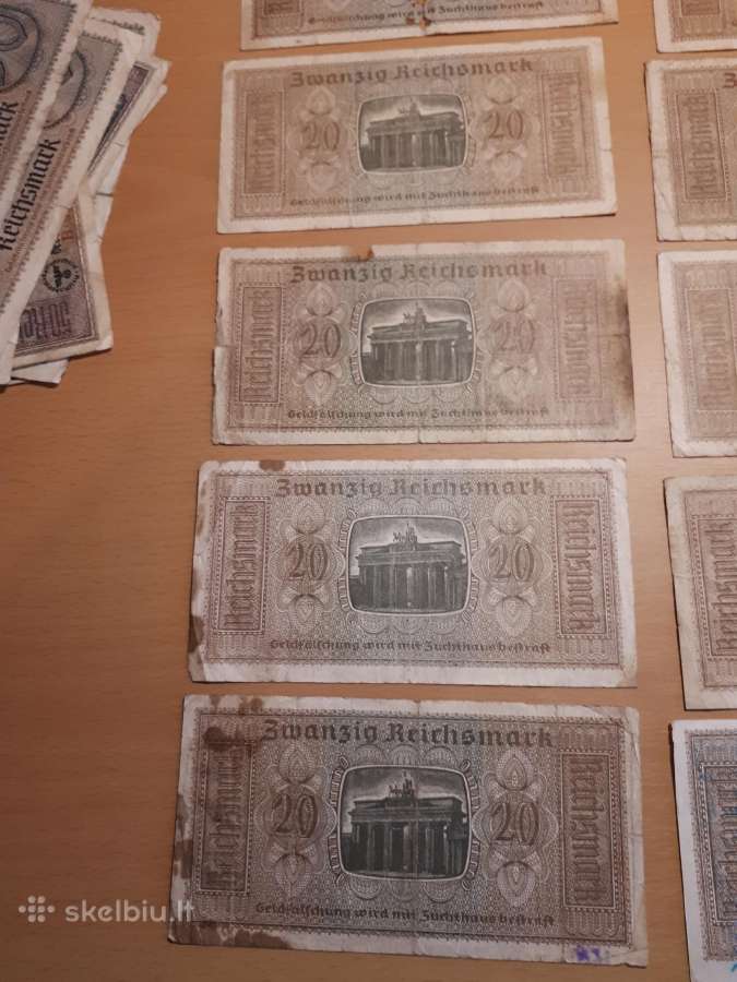 20 Vokitijos reichsmarkiu