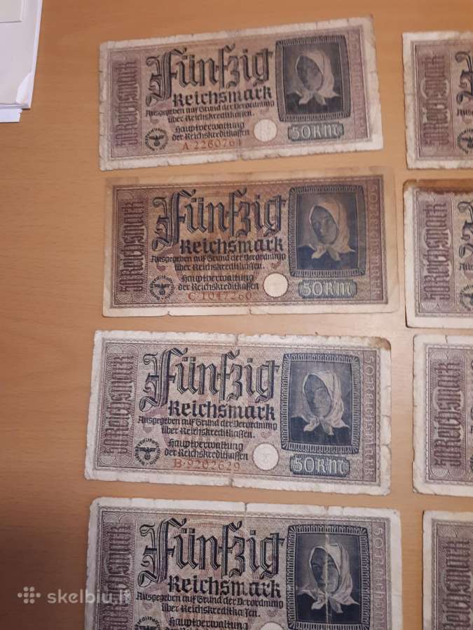 5o reichsmarkiu Vokietija 2- - nuotraukos Nr. 2