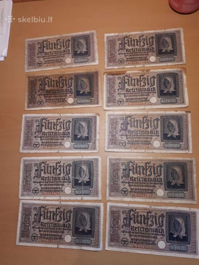 5o reichsmarkiu Vokietija 2- - nuotraukos Nr. 6