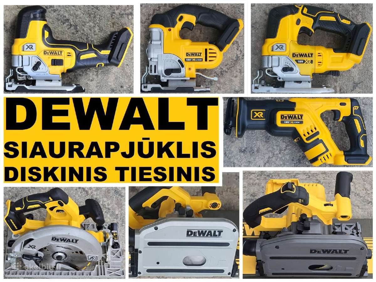Dewalt siaurapjūklis tiesinis diskinis