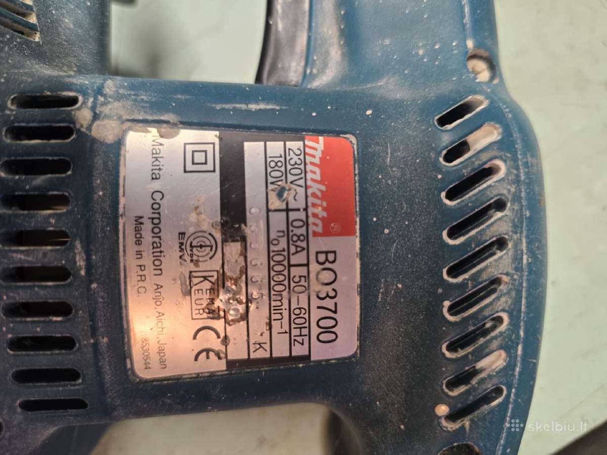 Makita Bo3700 - nuotraukos Nr. 2