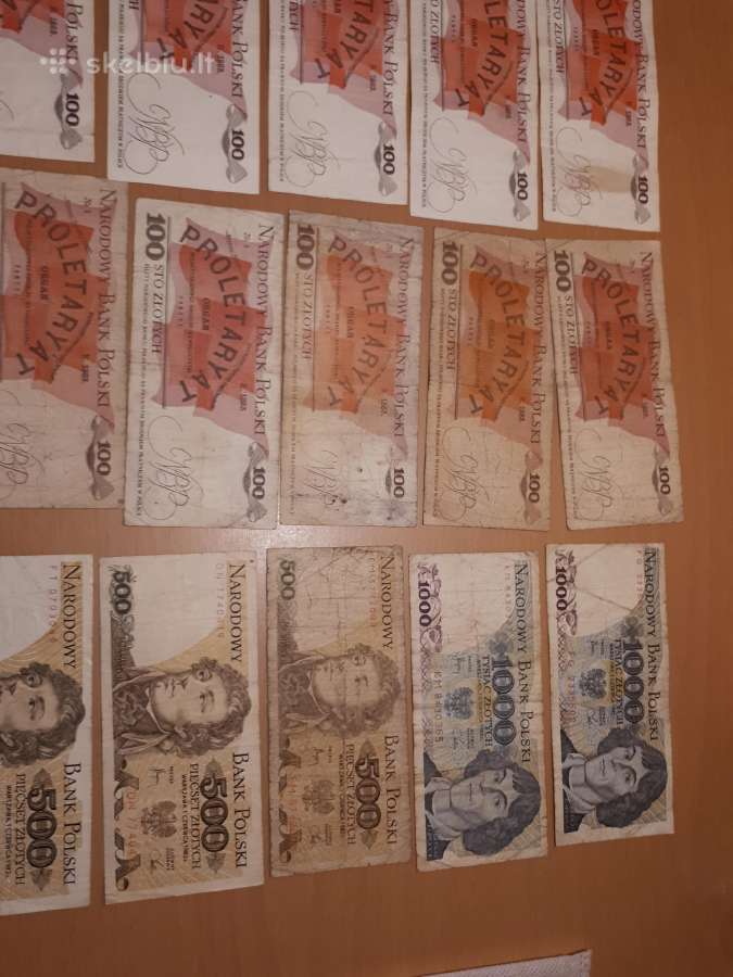 Lenkijos zlotai 100,200,500,1000 - nuotraukos Nr. 8