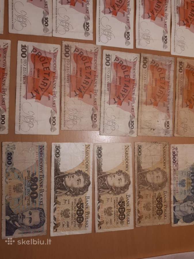 Lenkijos zlotai 100,200,500,1000 - nuotraukos Nr. 9