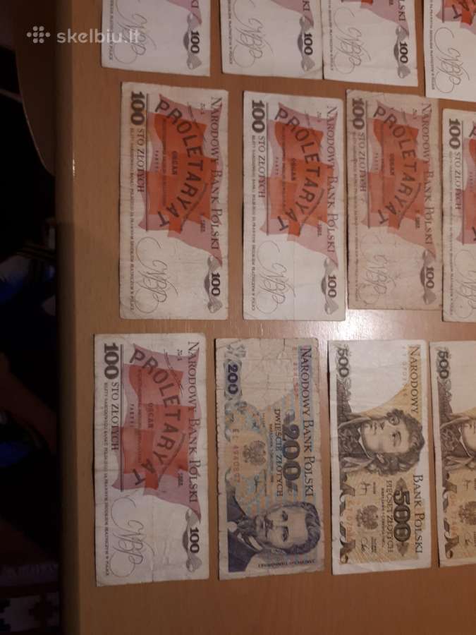 Lenkijos zlotai 100,200,500,1000 - nuotraukos Nr. 10