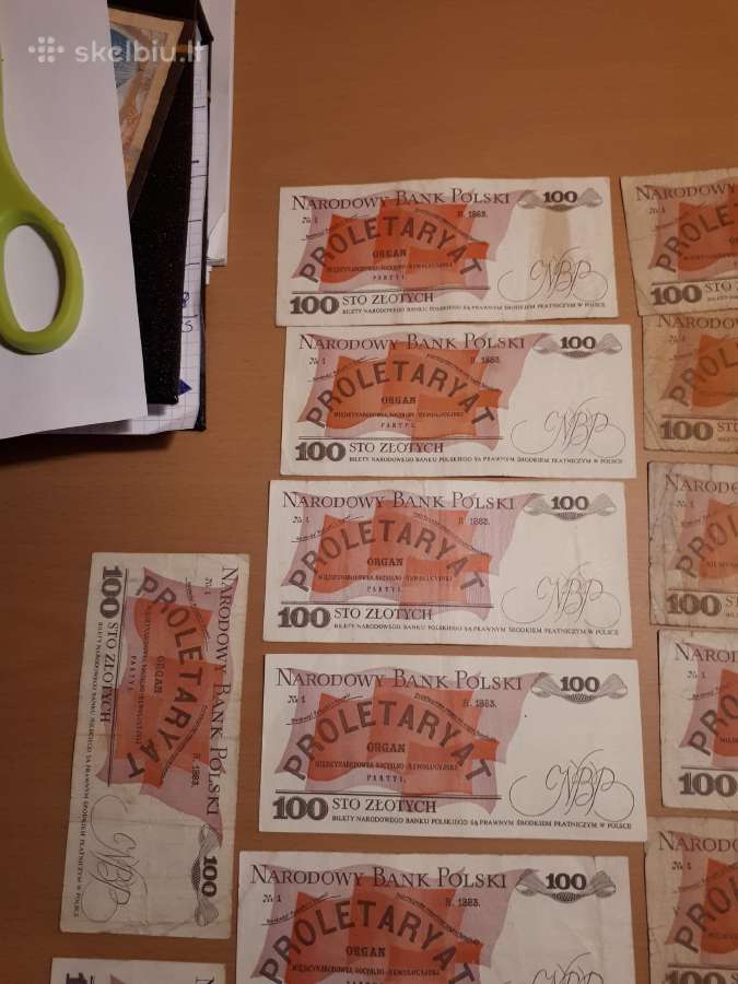 Lenkijos zlotai 100,200,500,1000 - nuotraukos Nr. 12