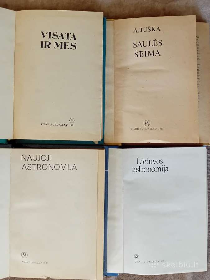 Knygos apie Visatą, Saulės sistemą, astronomiją - nuotraukos Nr. 2