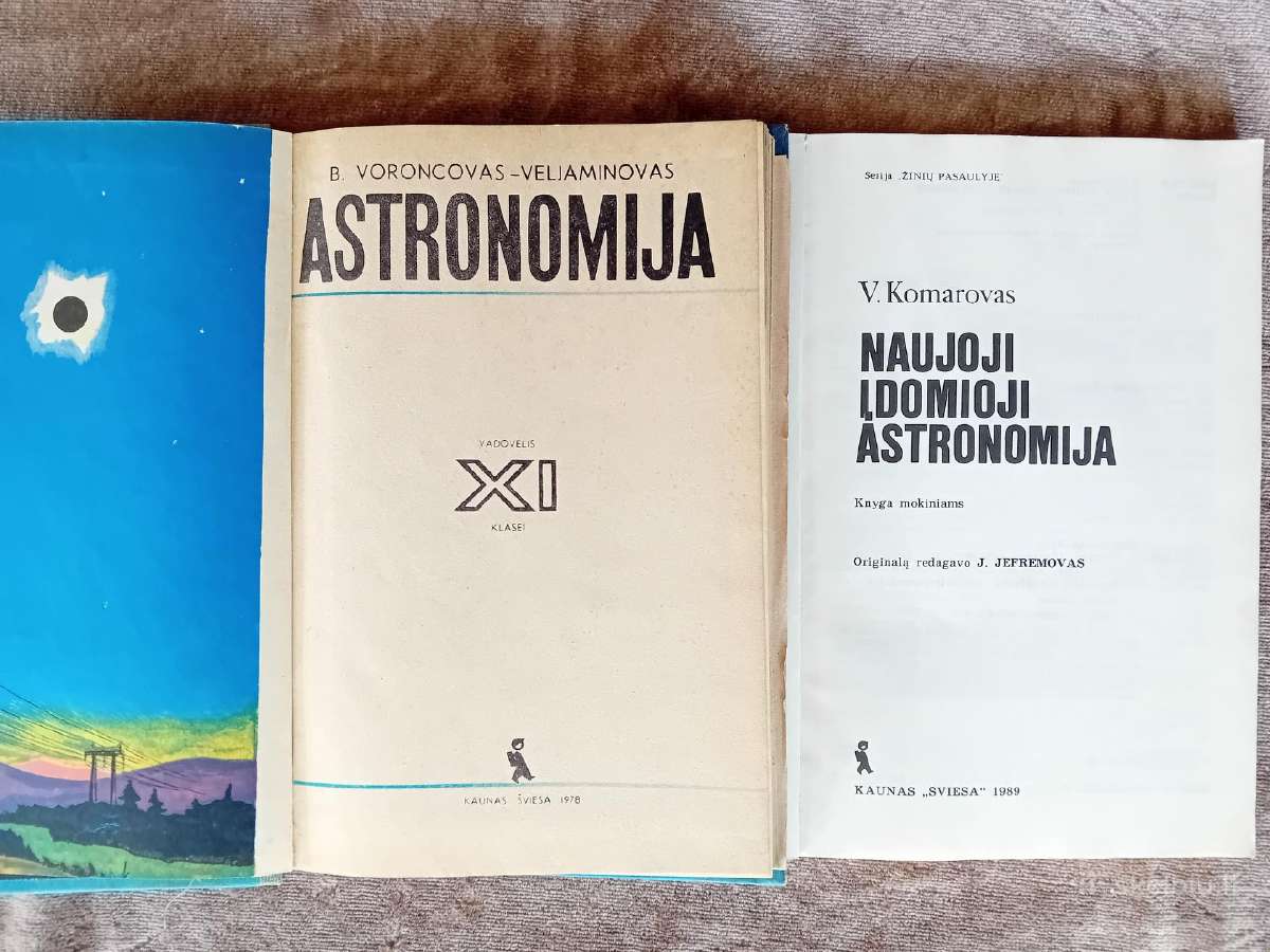 Astronomijos vadovėliai - nuotraukos Nr. 2