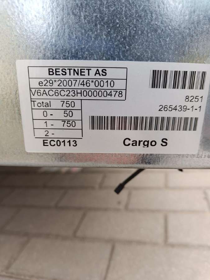 Bortinė priekaba Cargo S - nuotraukos Nr. 8