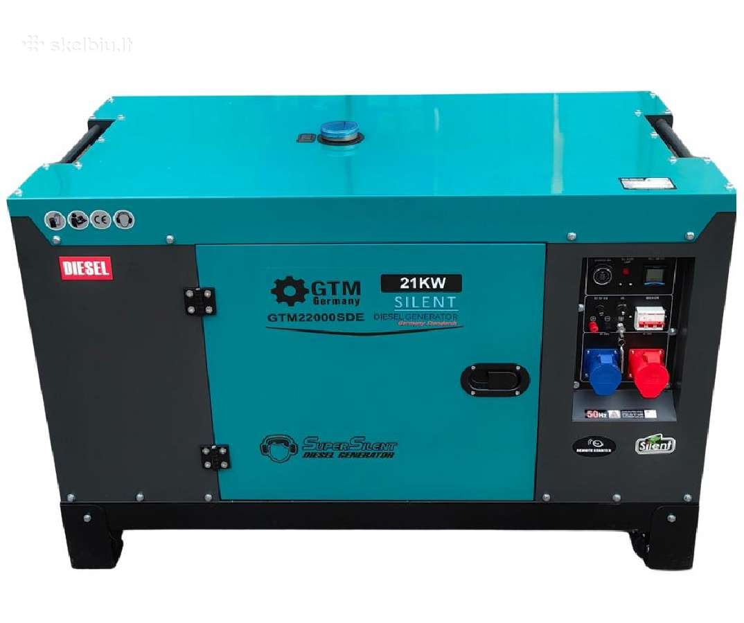 Dyzeliniai Gtm generatoriai 15,18,21kw su varinėm - nuotraukos Nr. 2