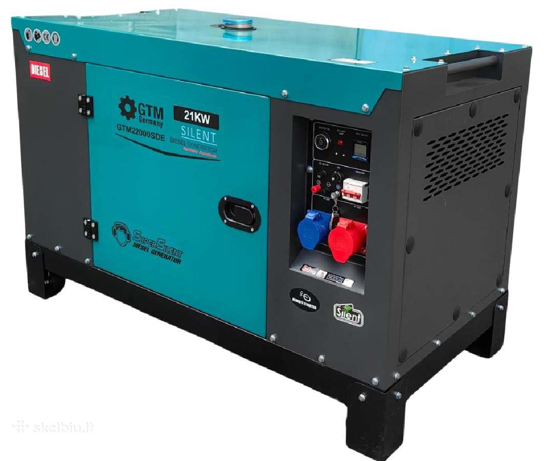 Dyzeliniai Gtm generatoriai 15,18,21kw su varinėm - nuotraukos Nr. 3