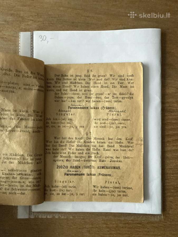 Vadovėlis vokiečių kalbai pramokti 1916 m. - nuotraukos Nr. 4