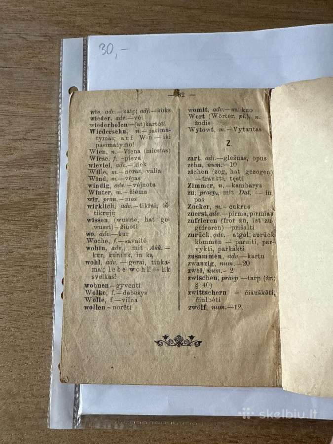 Vadovėlis vokiečių kalbai pramokti 1916 m. - nuotraukos Nr. 7