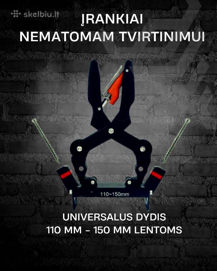 Terasiniai medsraigčiai paslėptam tvirtinimui - nuotraukos Nr. 2