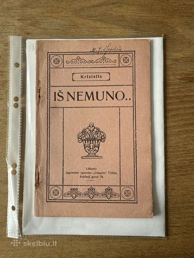 Iš Nemuno. 1922 m.
