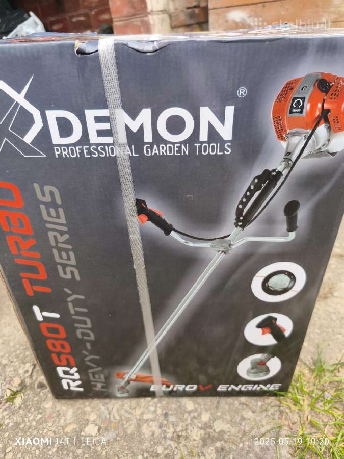 Naujos Žoliapjovės Rider Trimeris Demon Turbo - nuotraukos Nr. 12
