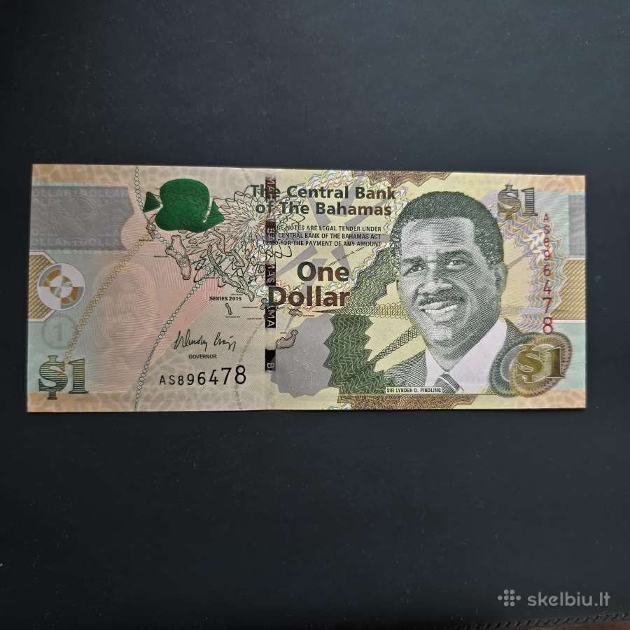 Bahamai 2015 1 dollar Unc