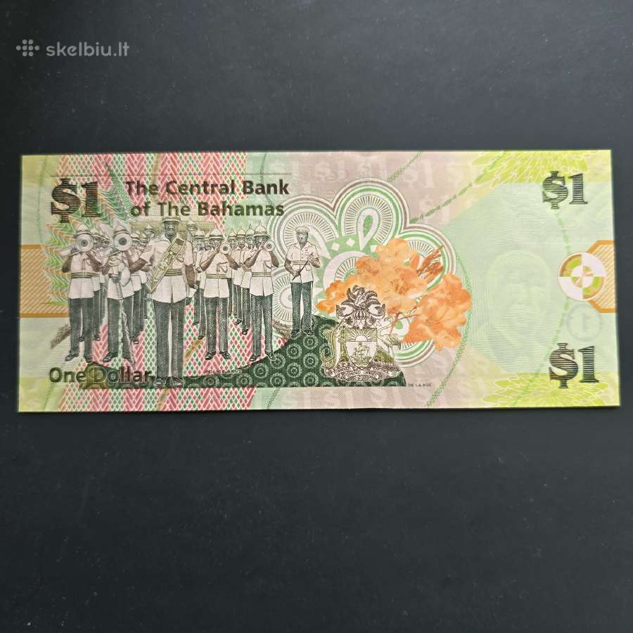 Bahamai 2015 1 dollar Unc - nuotraukos Nr. 2