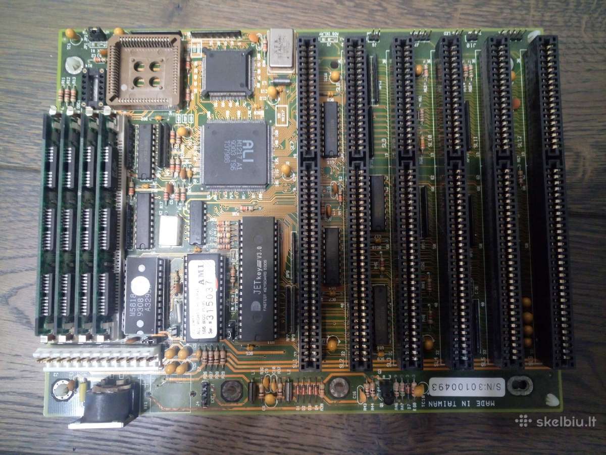 Retro Motherboard / Cpu /video/audio - nuotraukos Nr. 4