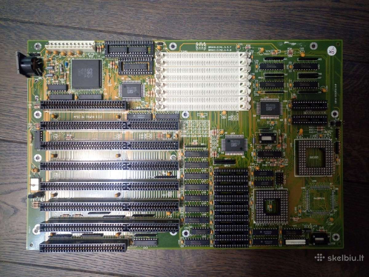 Retro Motherboard / Cpu /video/audio - nuotraukos Nr. 5