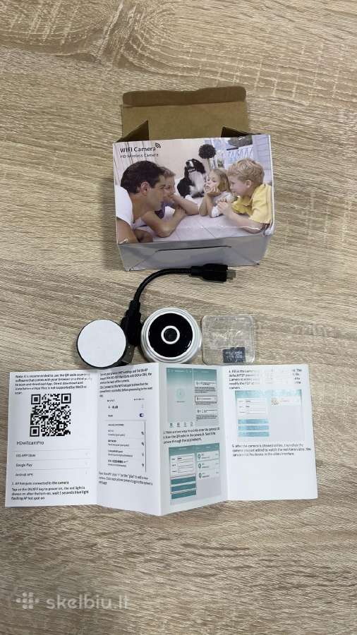 WiFi kamera tinkama tiek laukui, tiek vidui