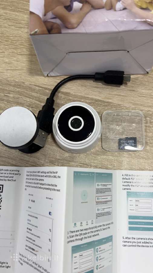 WiFi kamera tinkama tiek laukui, tiek vidui - nuotraukos Nr. 2
