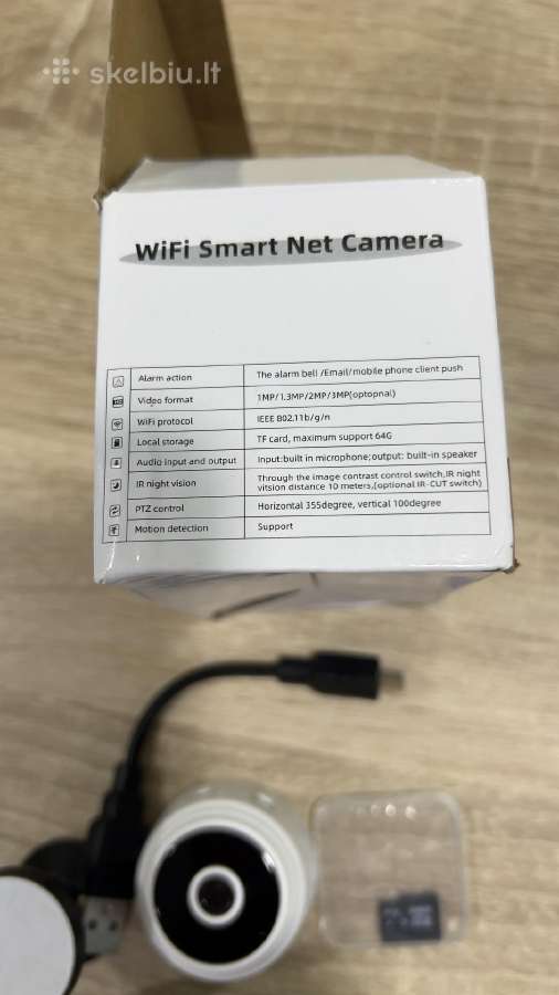 WiFi kamera tinkama tiek laukui, tiek vidui - nuotraukos Nr. 3