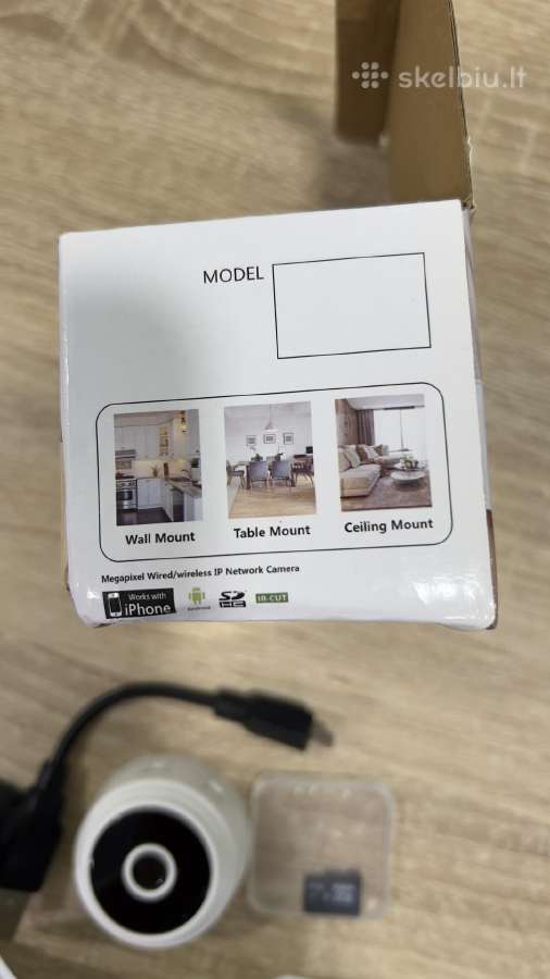 WiFi kamera tinkama tiek laukui, tiek vidui - nuotraukos Nr. 4
