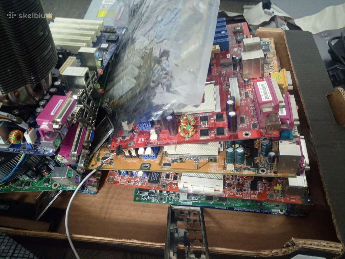 Retro Motherboard / Cpu /video/audio - nuotraukos Nr. 7