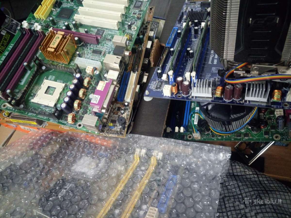 Retro Motherboard / Cpu /video/audio - nuotraukos Nr. 8