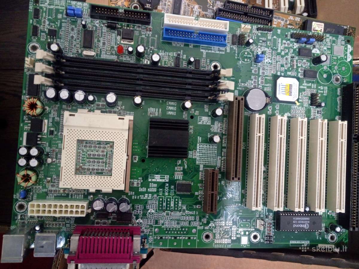 Retro Motherboard / Cpu /video/audio - nuotraukos Nr. 9