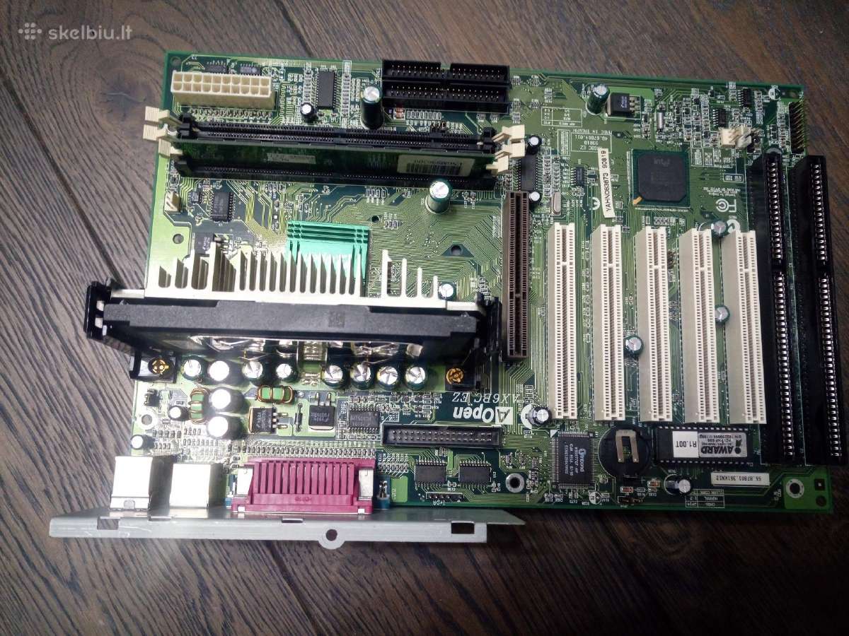Retro Motherboard / Cpu /video/audio - nuotraukos Nr. 11