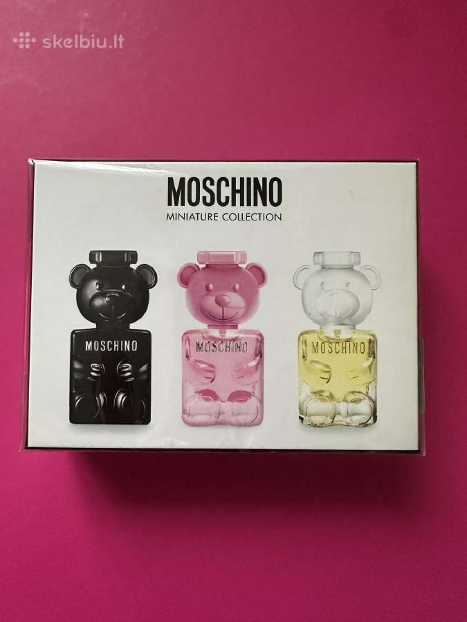 3x5ml Moschino kvepalų rinkinukas