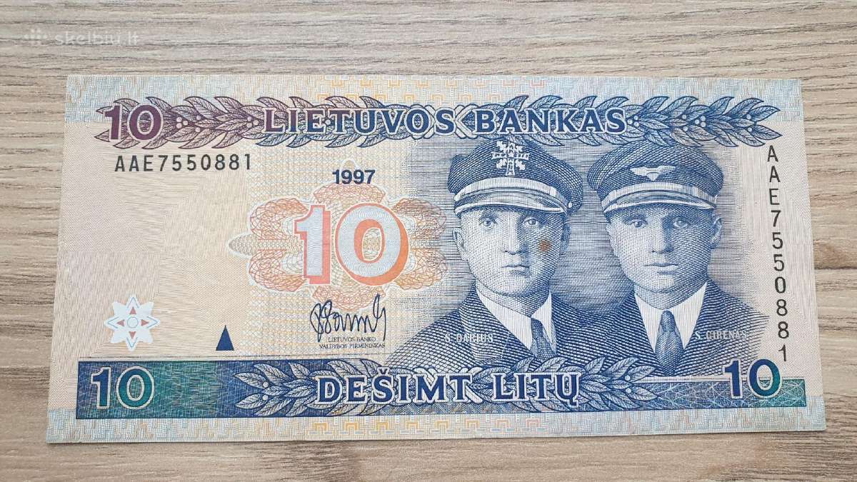 1997 metų 10 litų