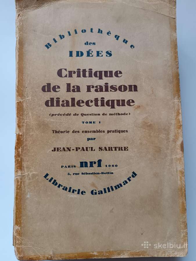 Sartre. Sartro knyga originalo kalba (1960)