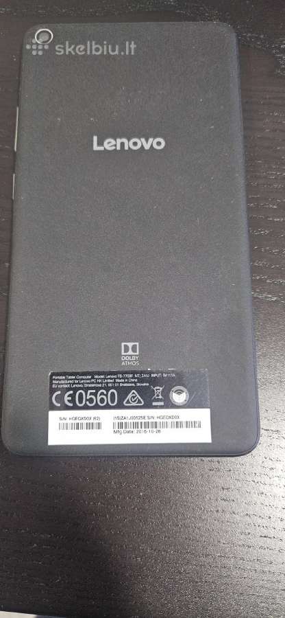 Lenovo TB-7703f palančetė - nuotraukos Nr. 2