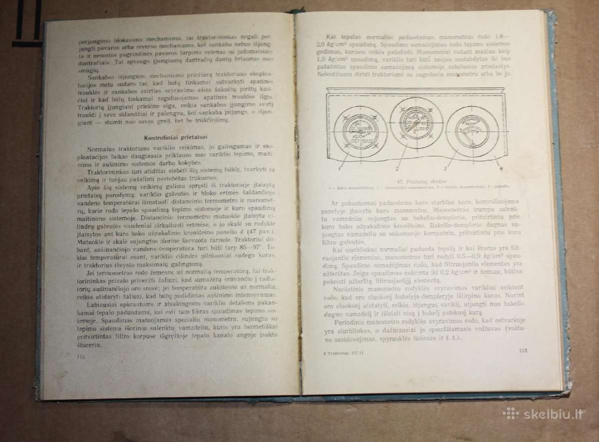 Traktorius DT-14 eksploatavimo vadovas knyga 1957 - nuotraukos Nr. 8