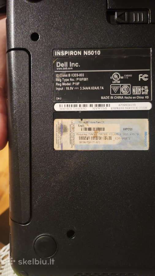 17 coliu Dell inspiron 8/128+ taše - nuotraukos Nr. 3